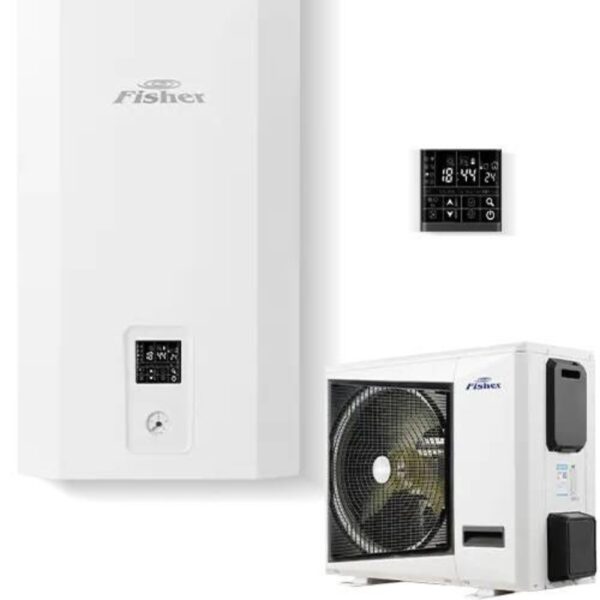 Fisher FHF-WHS-101CE3 10 kW levegő-víz hőszivattyú (hidraulikus egység + kültéri egység), A++, R32, WiFi